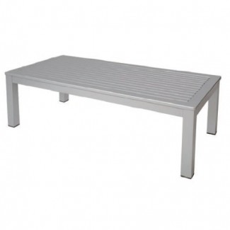 Belmar Aluminum Upholstered Outdoor Lounge Commercial Hospitality Pool Restaurant Hotel Coffee Table
